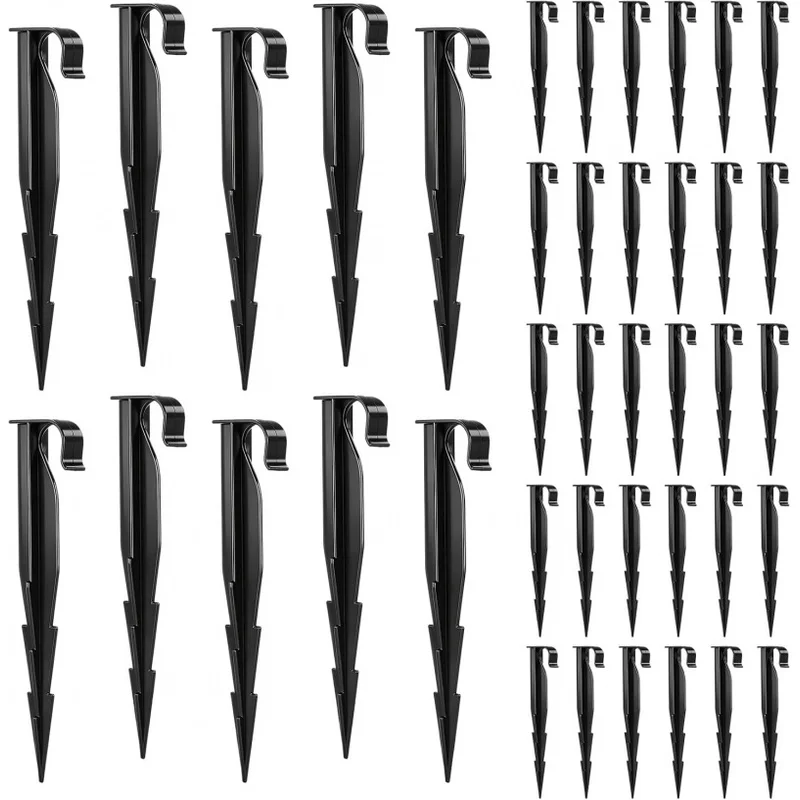 Garden Irrigation Pe Pipe Ground Insert Rod, Pipe Fixing Bracket & Support Accessories, Prevent Irrigation Tubing Displacement