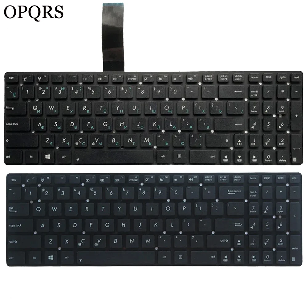 For ASUS K55 K55A K55VD K55VJ K55VM K55VS A55 A55V A55XI A55DE A55DR R500v R700V Russian/US laptop Keyboard