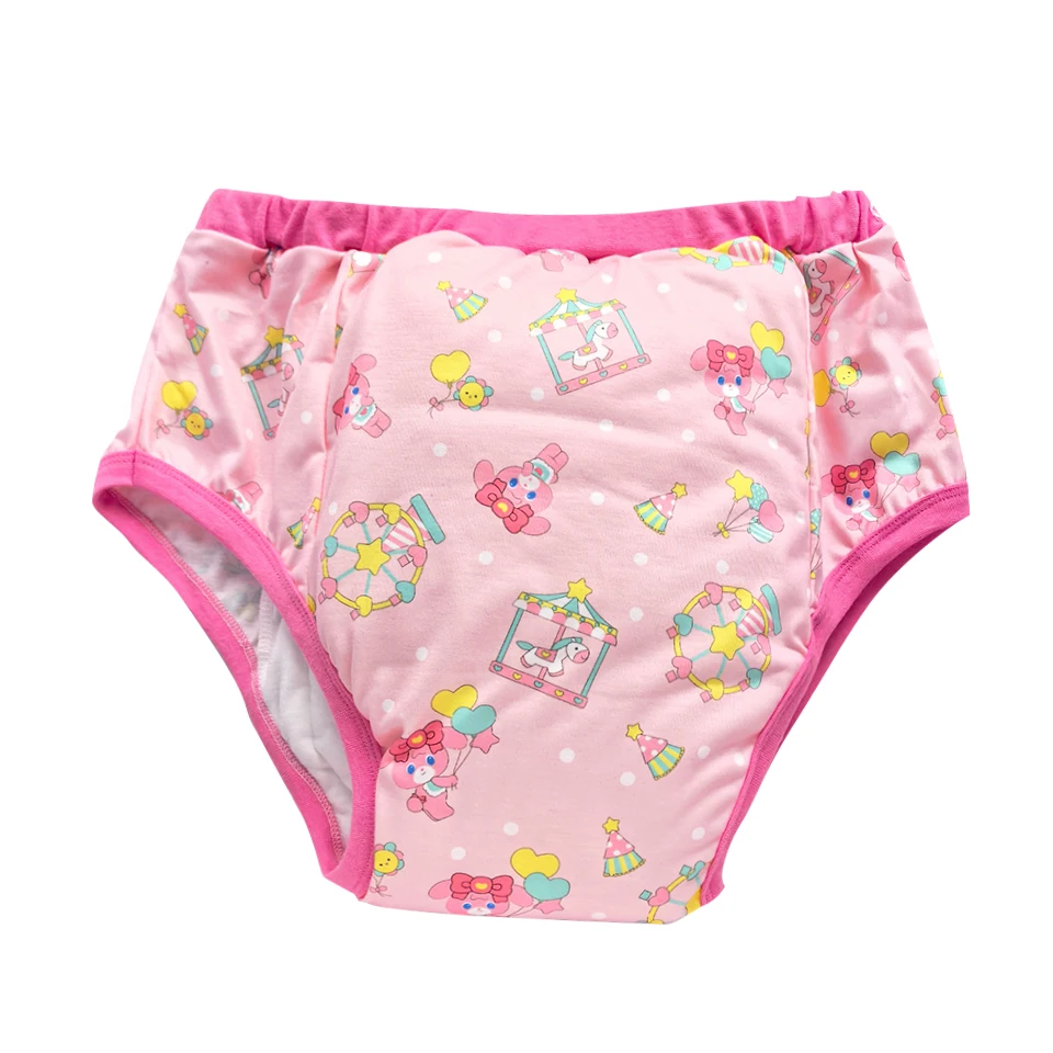 Reusable Diapers Panties Potty Training Pants For Adult Ecological Cloth Diaper Washable Toilet Girl Boy Cotton Nappy ABDL