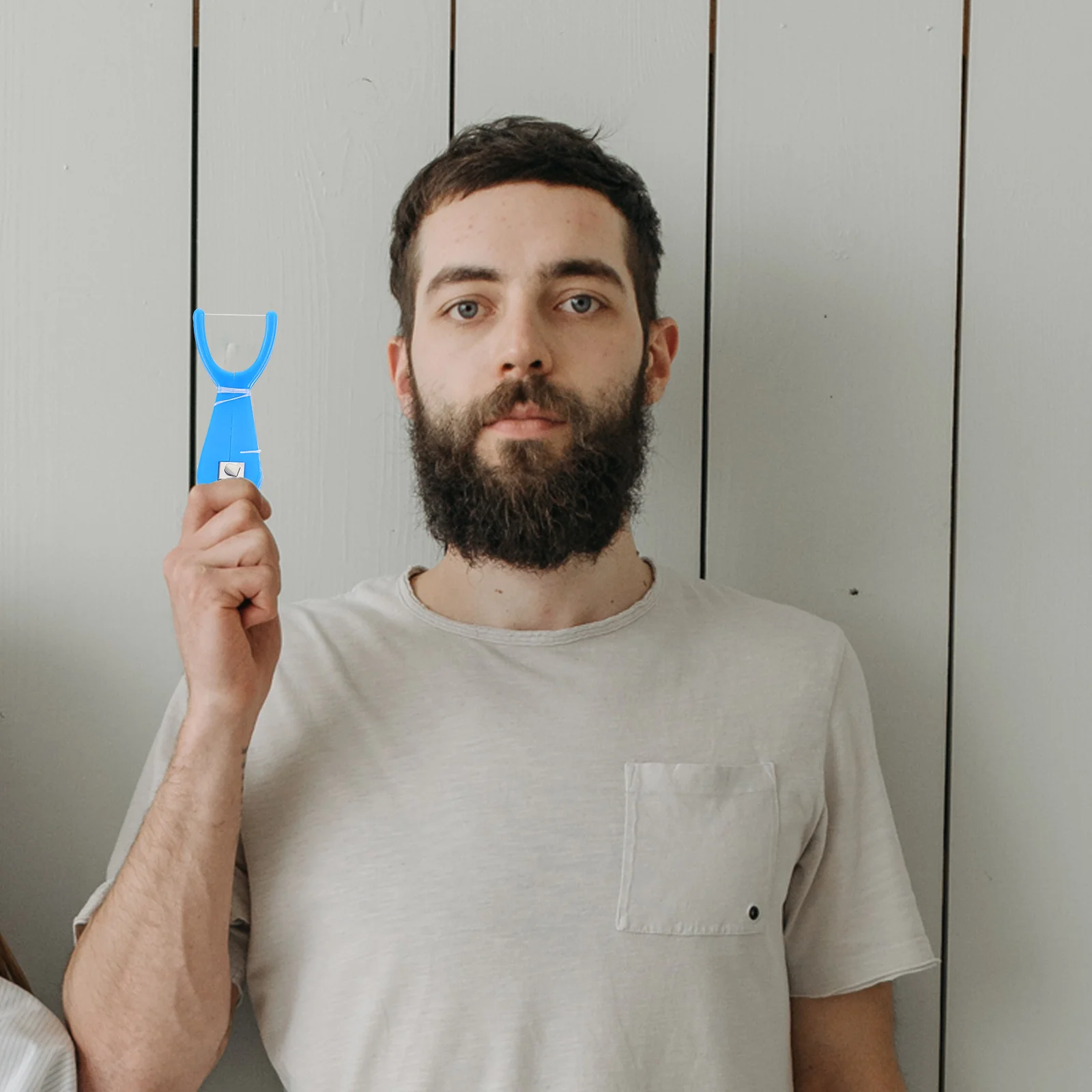 

2 pcs Dental Floss Picks Ultra Thin Silky Wire Comfort Grip Non-Slip Handle Deep Clean Between Teeth Plaque Remover For