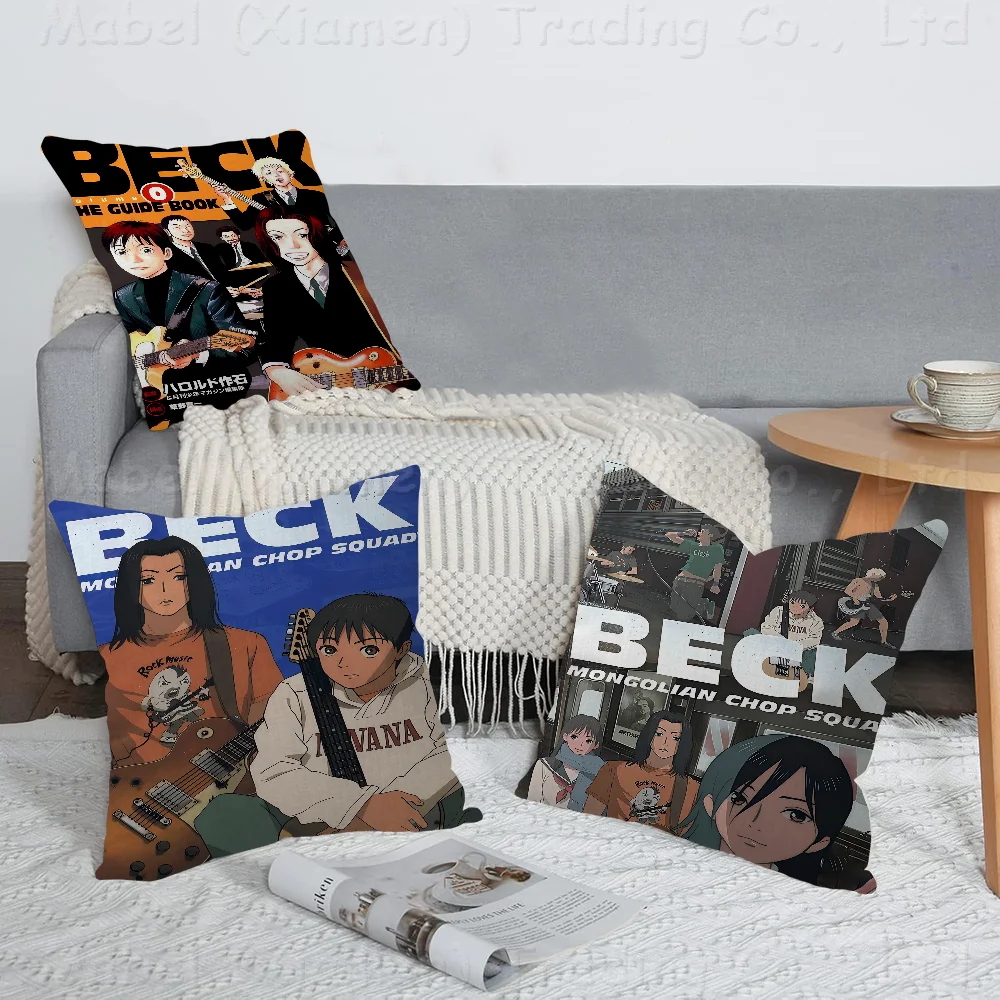 Beck Mongolian Chop Squad Pillow Cushion Cover Pillowcase Living Room Sofa Home Decor Customized