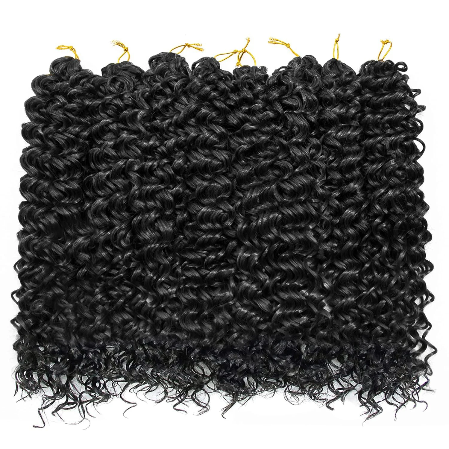 10/14/18/22 inch Natural GoGo Curl Crochet Hair , Natural Black Color Beach Curls Crochet Hair,st Water Wave Go Go Synthetic