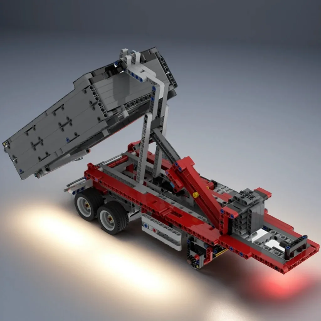 

685Pcs 42098 C- Hooklift Semi-Trailer MOC with Optional Control+ & Powered Up Functions Education Building Blocks Gift