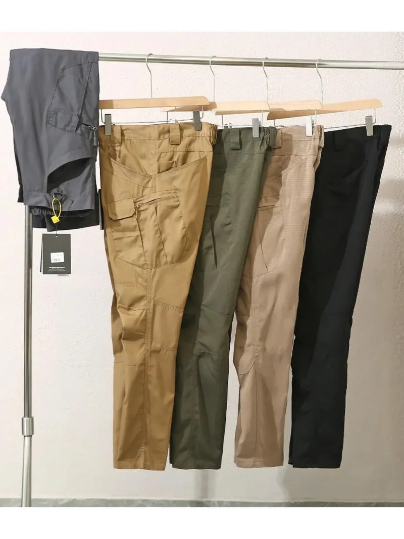 

Мужские повседневные брюки для активного отдыха, весна-осень, свободные, прямого кроя, с множеством карманов, рабочие, спортивные, длинные, водоотталкивающие