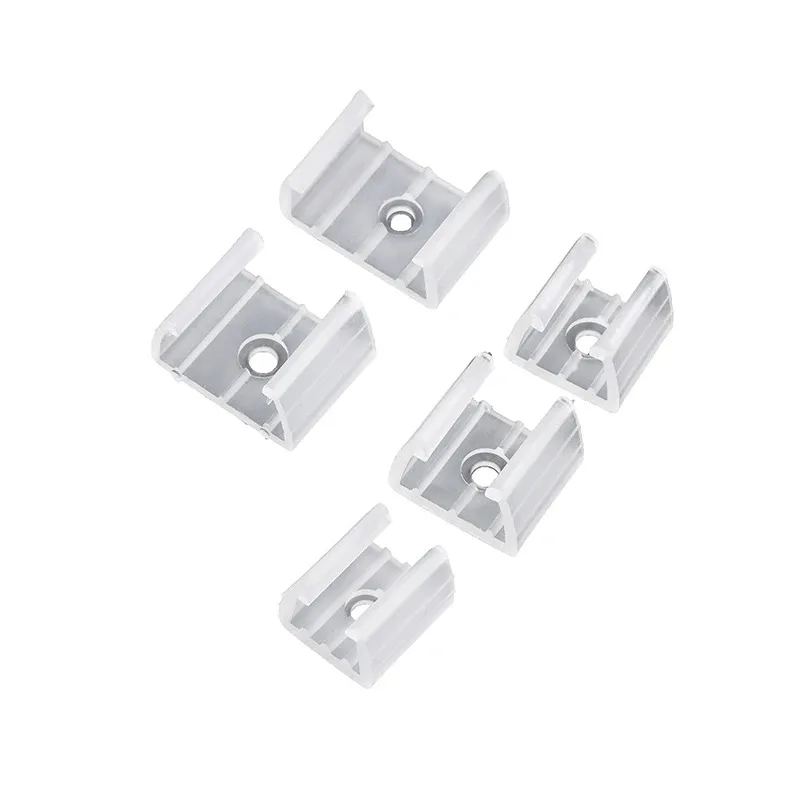 10/12/14/17/20mm LED Strip Fix Clips Connector For Fixing 2835 Neon Light 220V comes with screws