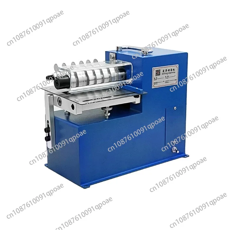 Automatic  Leather Belt Cutting and Laminating Machine with Edge Folding New Condition Featuring Core Motor Component