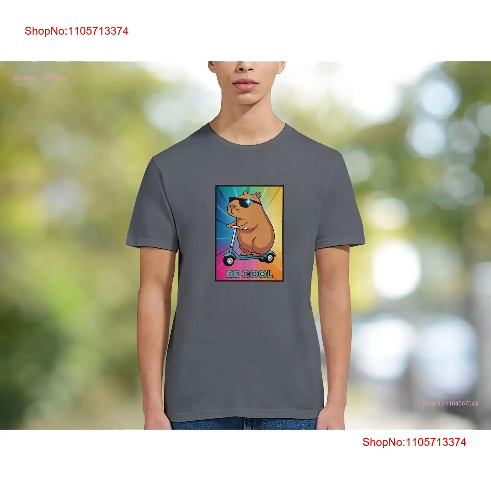 Camiseta de Capibara, Regalo Divertido, Camiseta para Hombre y Mujer, Amantes de Animales, Diseño Original, para Él o Ella, Estilo Vintage, Lavado Suave, Ligeramente Desgastado