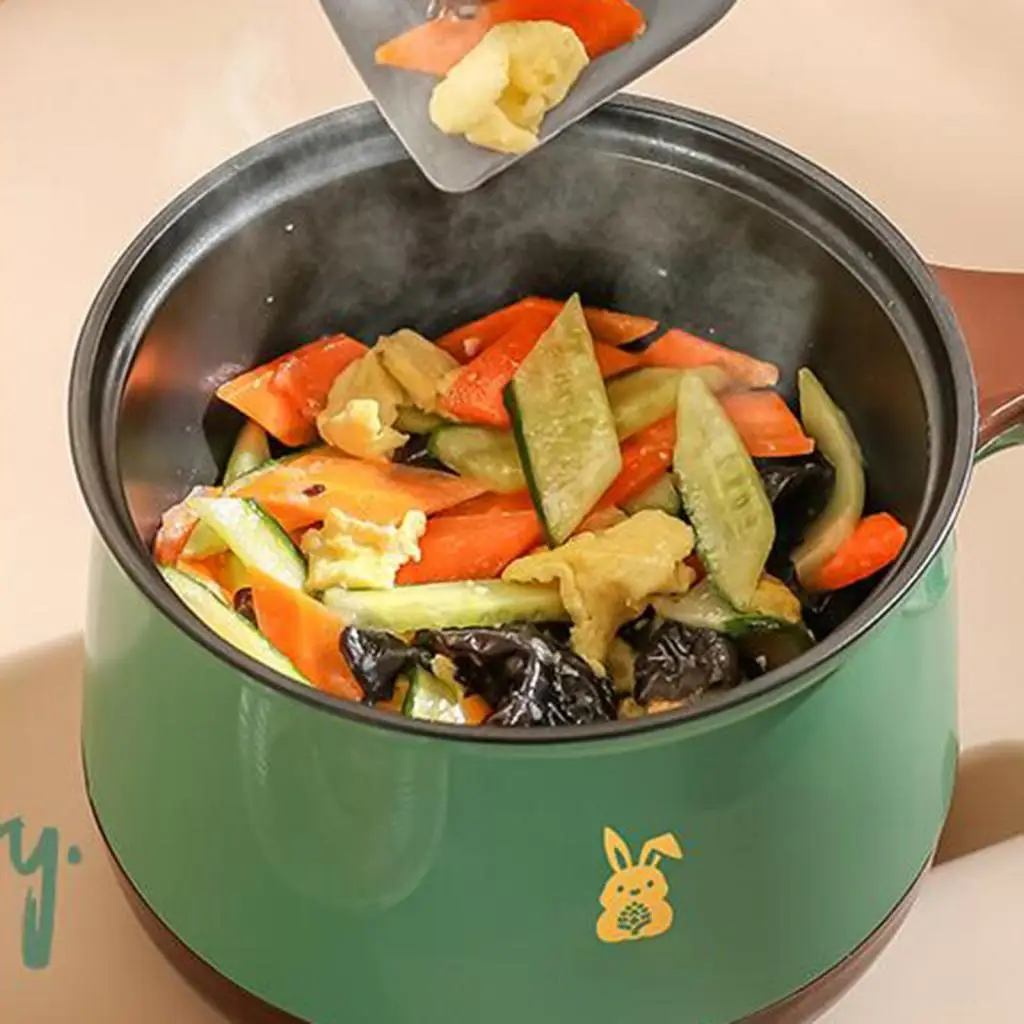 Электрическая кастрюля, универсальная с пароваркой, плита для лапши, мини-плита для путешествий, электрическая сковорода для супа, яиц, стейка, каши, приготовления пищи