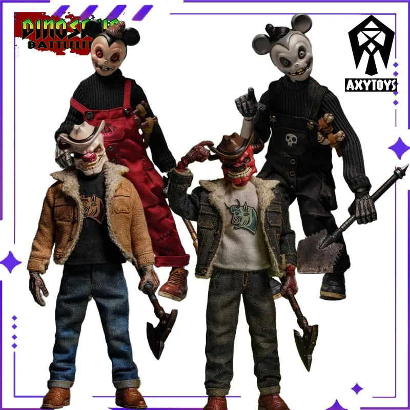 【in magazzino】 AXYTOYS Original Bone 1/8 Waste Soil Team Series Ruine Soldati mobili Modello di bambola alla moda Ciondolo Set regalo giocattolo