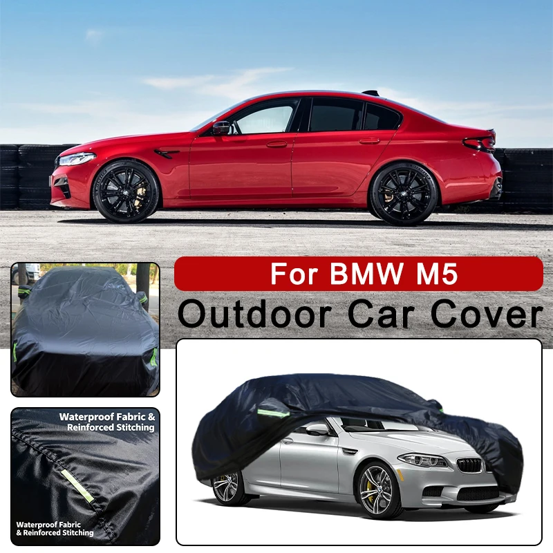 

Car Cover for BMW M5 - Outdoor Full Body Protection, Waterproof Dustproof Heat-Resistant, All-Season Use Exterior Accessories