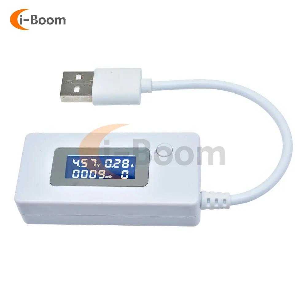 USB Power Meter Real Time Power Tester Voltage Ammeter Charging Capacity Tester LED Digital Display For Phones Electronic Device