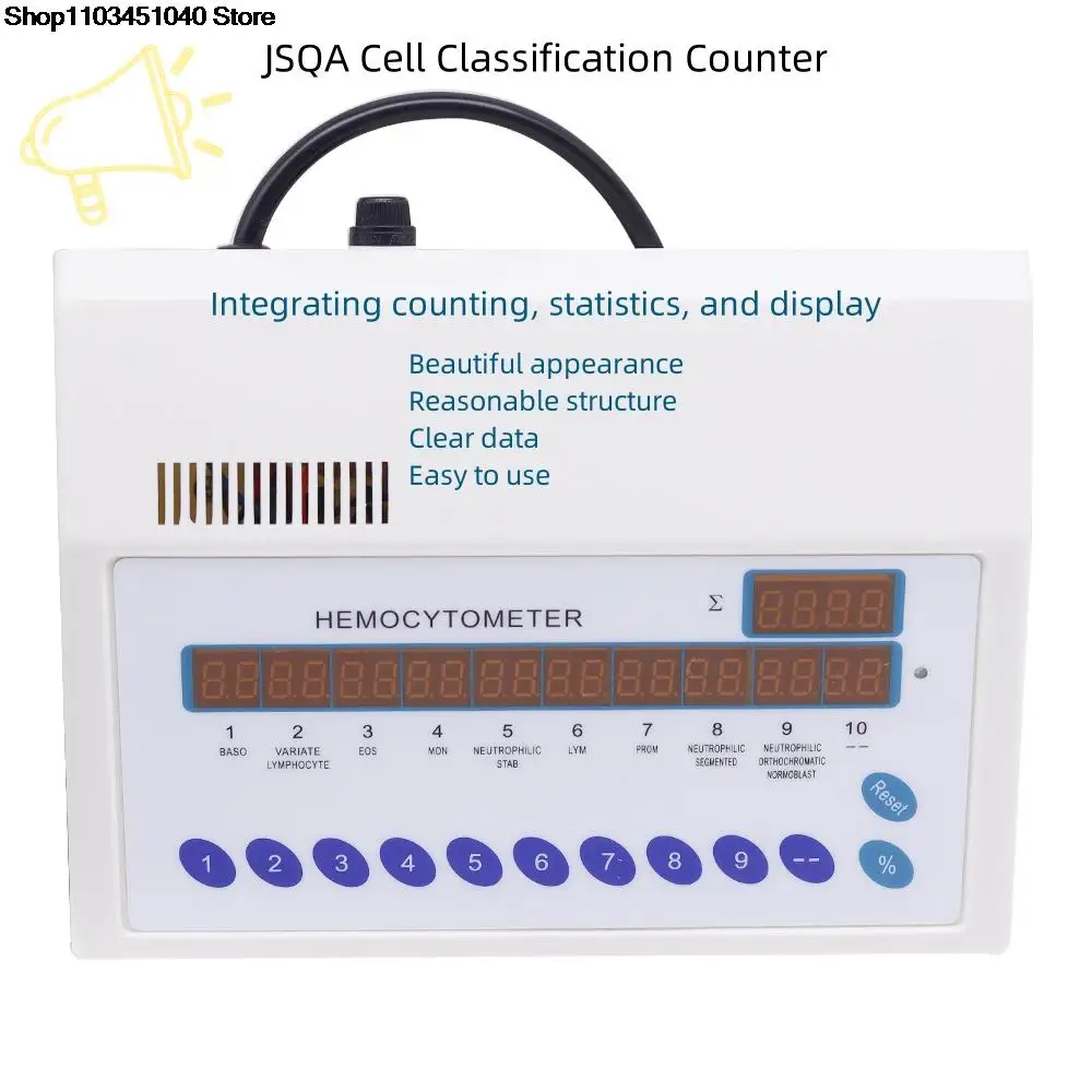 Intelligent Blood Cell Counter 220V Jsqa Blood Cell Sorting Counter Manual Count White Blood Cells