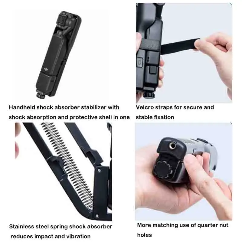 

Handheld Camera Anti Shake Holder Z-axis Bracket Holder Stabilizer For DJI Osmo Pocket 3 Accessories Handheld Shock Absorber