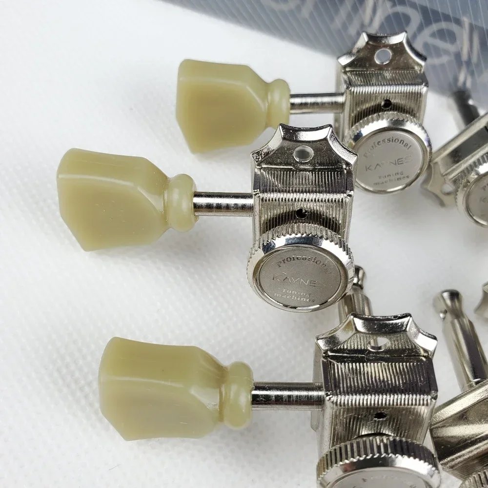 Q-X Music Store-1 Set 3R3L Vintage Deluxe LPSG-Style Tuning Pegs Electric Guitar Machine Heads Tuners