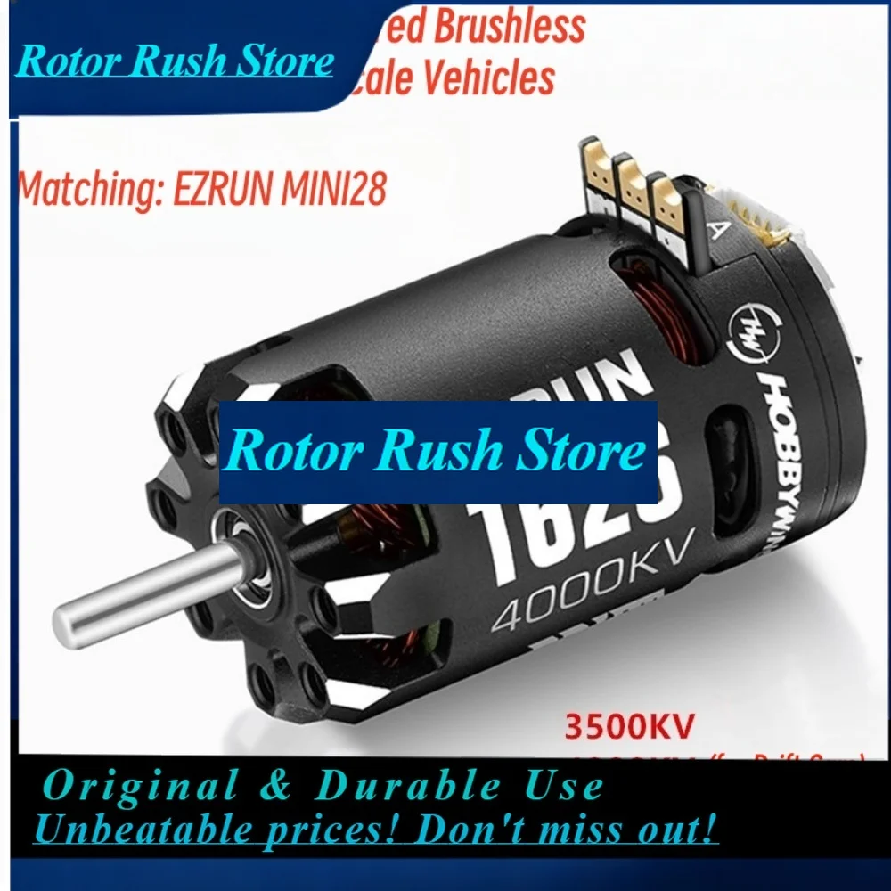 RoRuSHobbywing EzRun 1626 SD Sensored Brushless Motor 3500KV 4000KV 5000KV 6500KV FOR 1/28 Mini Cars