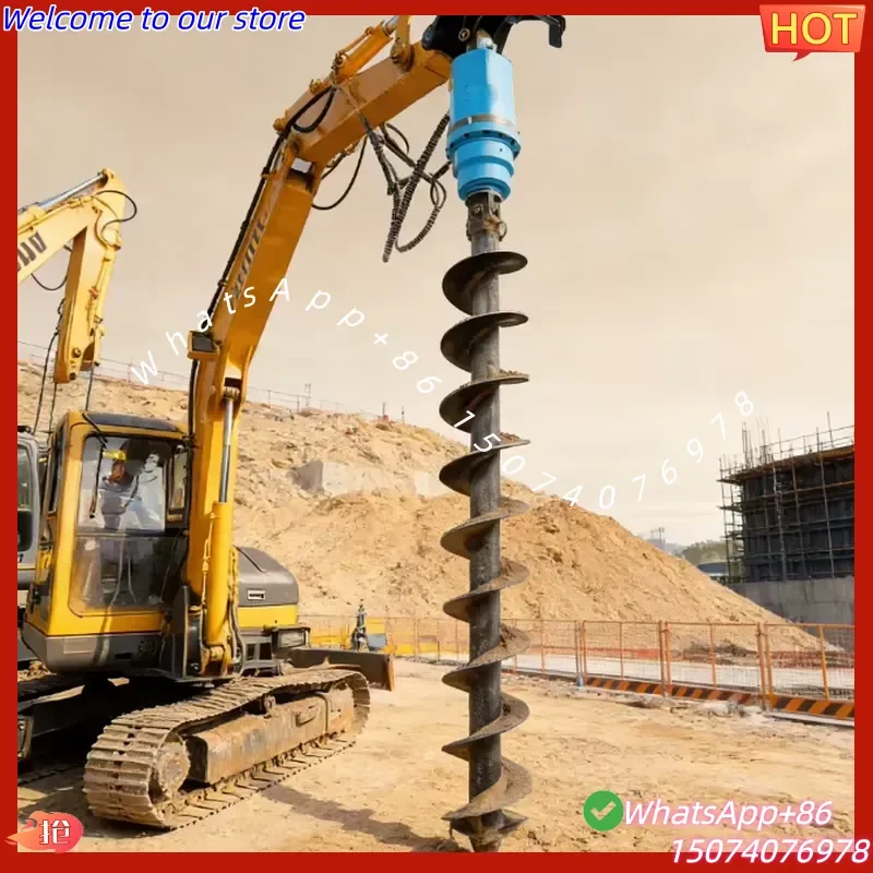 2026 2026 New Model Rotary Soil Auger Post Hole Digger Ground Drill Tool