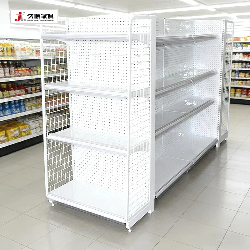 custom.Metal Custom Supermarket Shelves Retail Display Gondola Shelving Rack Shop Grocery Store Market