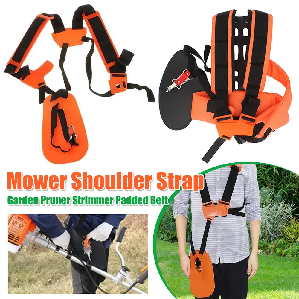 

Ремень для газонокосилки с W-образной пряжкой и подкладкой, наплечный ремень для садового секатора и триммера, облегчающий работу и повышающий безопасность, садовые инструменты