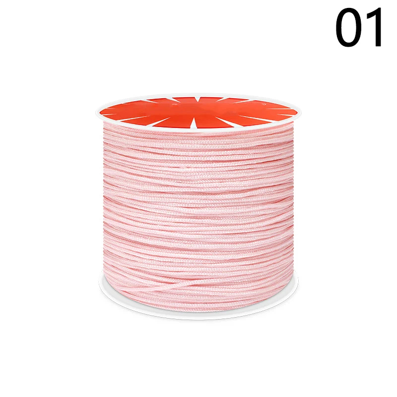 45m 0.8mm Nylon Cord Thread For Bracelet Chinese Knot Macrame Braided Thread String DIY Hand Crafts Supplies