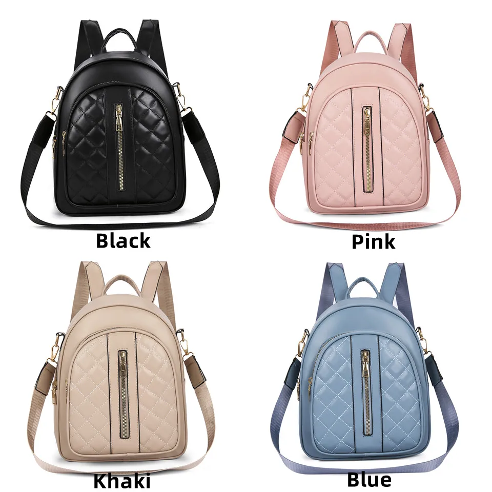 Wear PU Resistant Backpack Women Fashion Female Rucksack Leisure Youth And Vitality Travel Multifunction School Bags