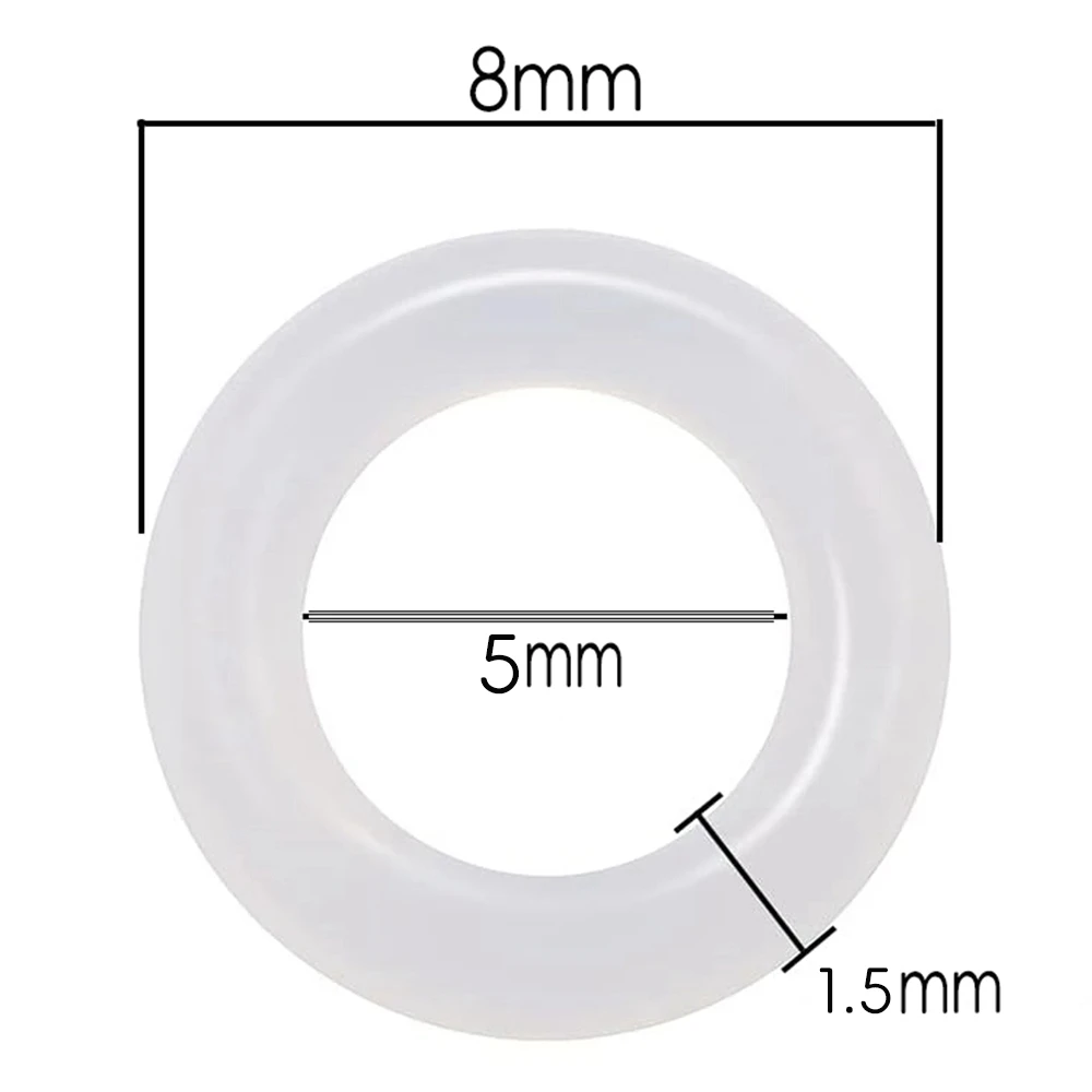 Silicone O-ring for Keycap and Switch Silencing Shock Absorption Suitable for Mechanical Gaming Keyboards 100PCS  200PCS