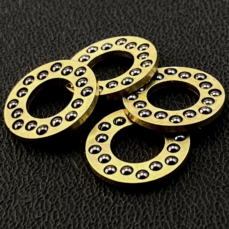 

Outer Diameter 11.8MM Custom Brass Frame Folding Knife Ceramic Ball Cage Bearings Flipper Quick Open Close System DIY Make Parts