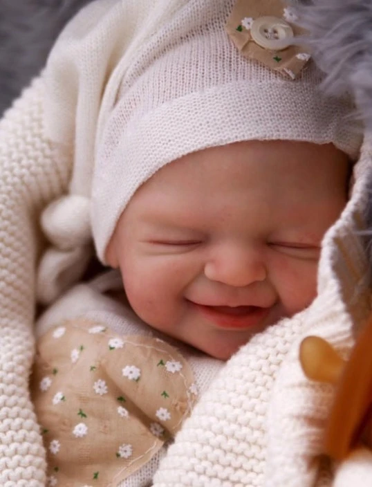 

NPK 17-дюймовый комплект куклы Reborn Cora Mae высокого качества, ограниченная серия Preemie с тканевым корпусом в комплекте