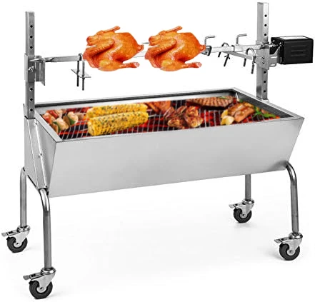 For Lamb BBQ Charcoal Stainless Steel Pig Chicken Grill Lamb Grill Rotary Grill