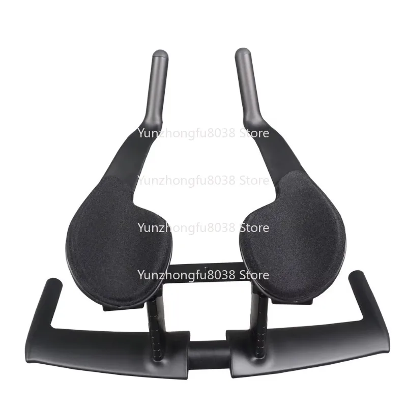 ألياف الكربون الترياتلون الوقت محاكمة الدراجة المقود TT106 مع 10 درجة 15 درجة اقتران 420 مللي متر عرض TT قضيب #1