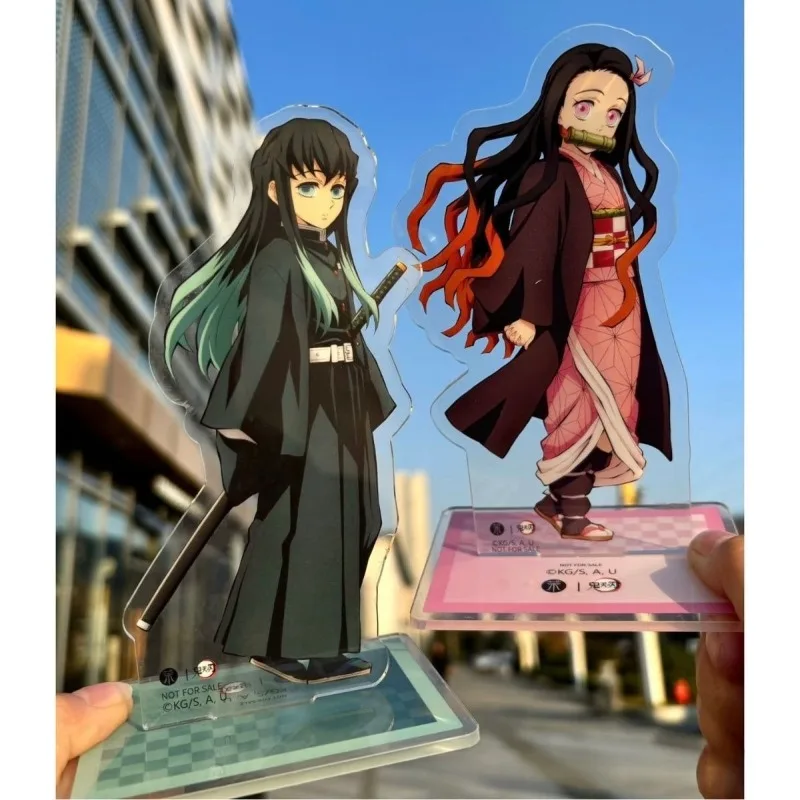 

Demon Slayer Acrylic Ornaments Kamado Tanjirou Nezuko Tokitou Muichirou Anime Figure Car Desk Decoration Model Toy Birthday Gift
