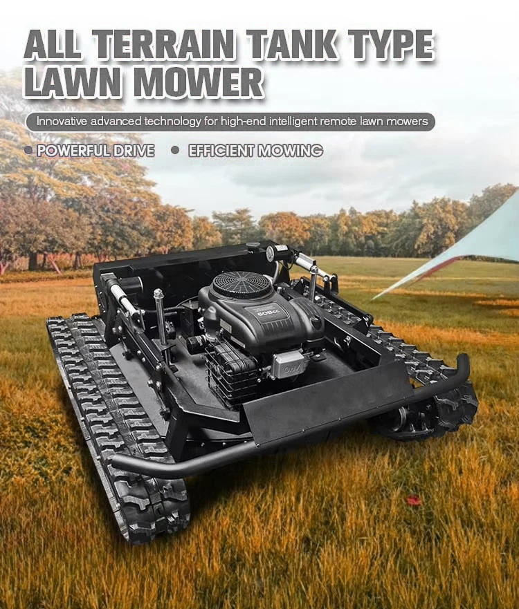 High-Horsepower 22/27hp Remote Agricultural Robot For Garden And Industry Self-Propelled Lawn Mower For Grass Cutting