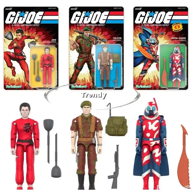 

Super7 GIJOE S7 Special Forces Fourth Wave Falcon Snake Imperial Soldiers Ninja Jin Kesi Toy Gift Collection