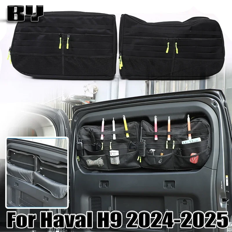 

For Haval H9 2024 2025 Tool Organizer Trunk Storage Bag Auto Tools Storage Box Bag Stowing Tidying Car Accessories