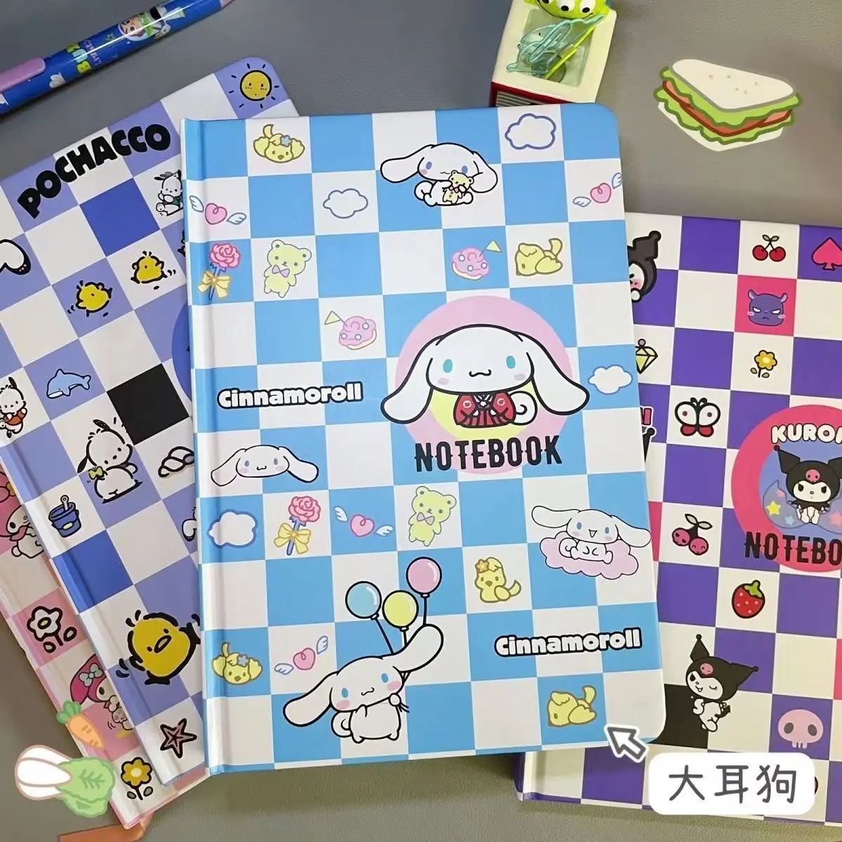 

Sanrio Cinnamoroll Melody Notebook Cute And High Beauty Stationery for Middle School Students Beautiful And Thick Festival Gift