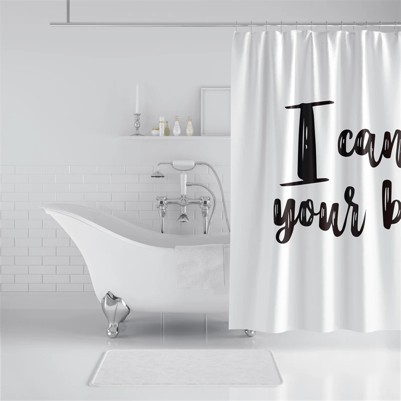 Aertemisi I Can See Your Bum Shower Curtain Set with Grommets and Hooks for Bathroom Decor