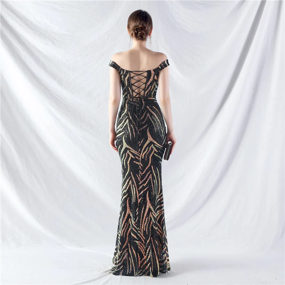 Customized Palace Fishbone Waistband Vest New High end  Evening Dress