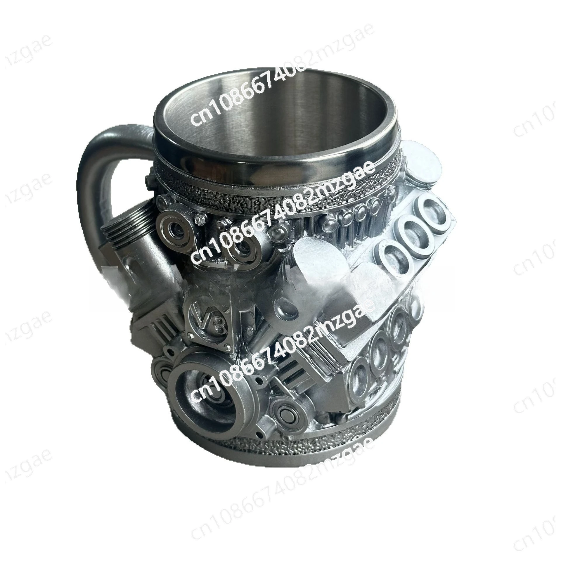 

Engine V8 cup V6 engine creative mug resin process design cup three-dimensional cup