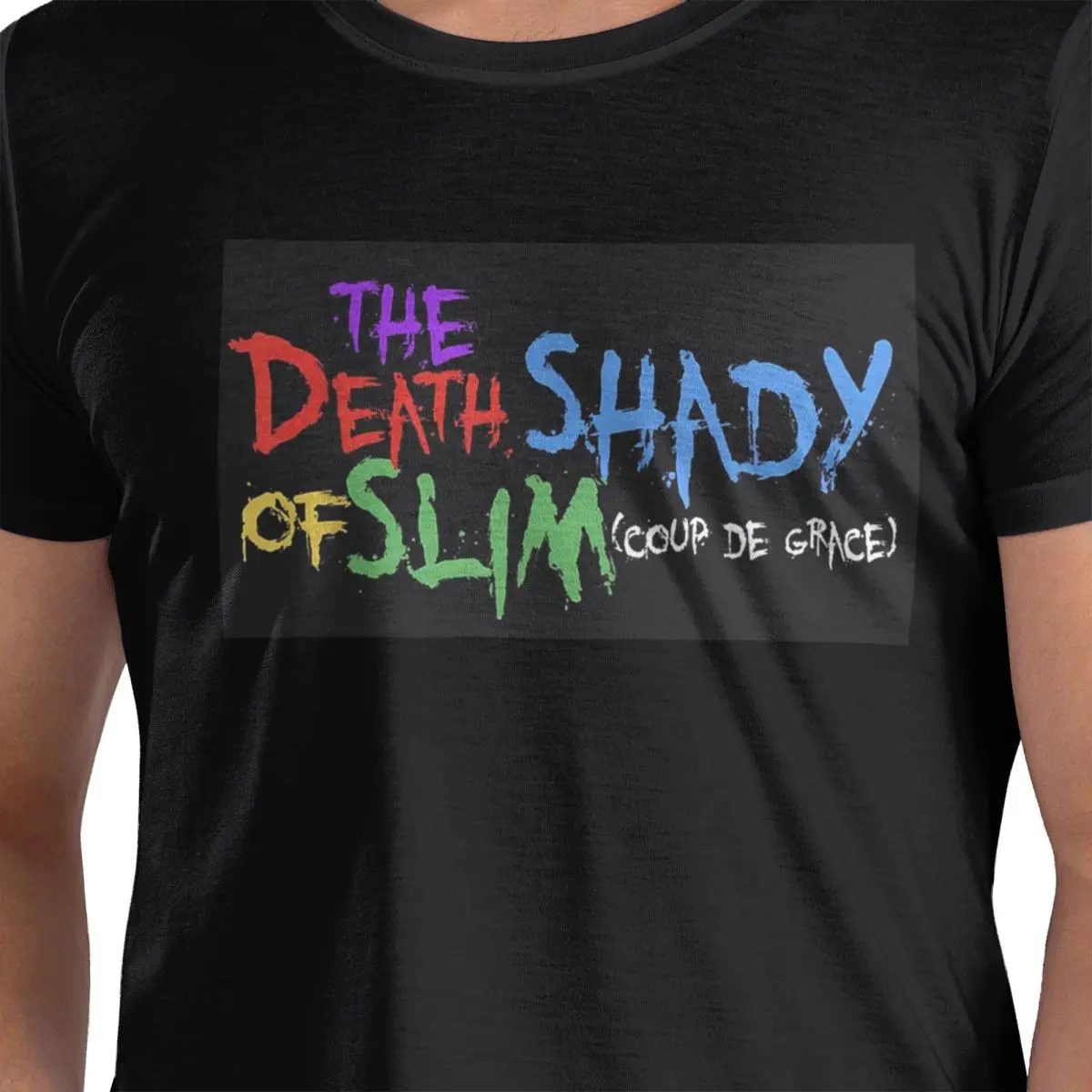 

Футболка из 100% хлопка The Death Of Slim Shady Eminem, мужские забавные футболки, мужские футболки с круглым вырезом и коротким рукавом, S-6XL