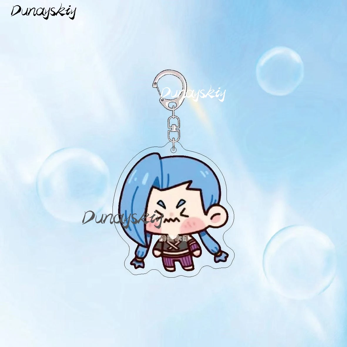 LOL League of Legends 2 Arcane Jinx Vi Caitlyn Ekko Silco Cosplay Costume Set Keychain Bag Chain Games Hero Costumized Item