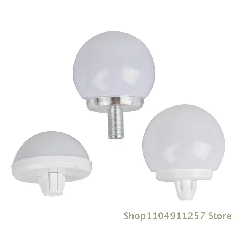 5 pezzi LED in plastica a mezza lampadina Lampadina per specchio per trucco Base in plastica/alluminio Shell Soffitto domestico Ristorante Luce Specchio Luce anteriore