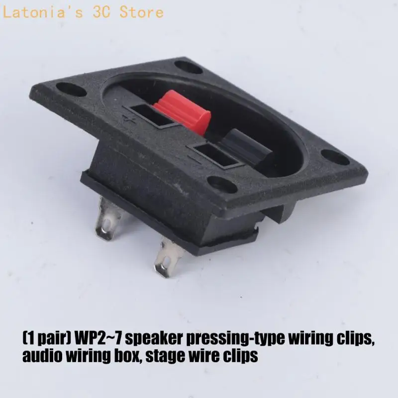 Bühnenlautsprecher-Lautsprecherklemmenbecher für WP2- bis WP7-Verkabelung, Schnellpress-Federclip-Panel für – Detail 7