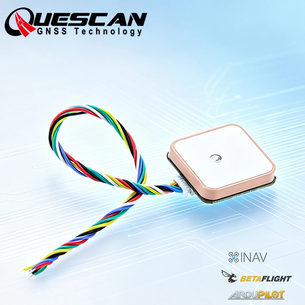 QUESCAN AN252 10Hz GPS Module for Drone Flight controller INAV Betaflight Ardupilot PIX4 APM GPS Galileo GLONASS BeiDou Receiver