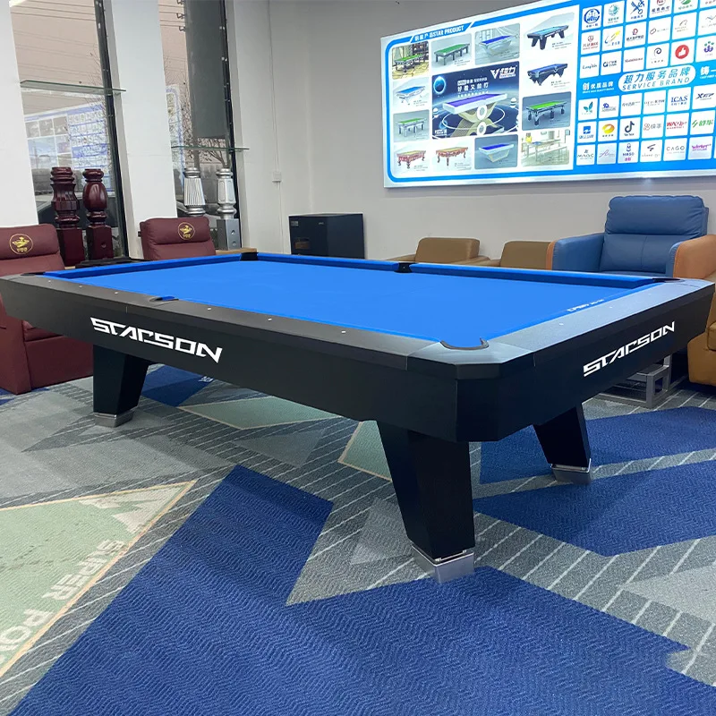 Billiards table Standard American nine-ball table 45th and 6th generation household and commercial club pool table