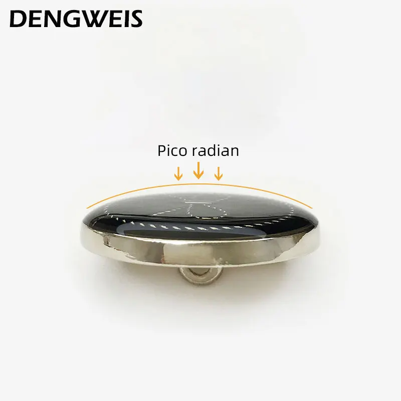 Bogen Desinged Metall Runde Tasten Von Kleidung Hohe Qualität Schwarz Weiß Vintage Dekor Taste Nähen Zubehör Hand 6 stücke/lo – Detail 2