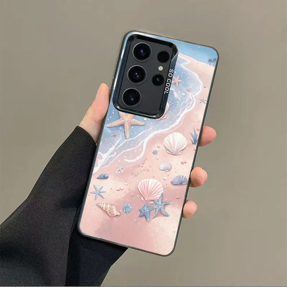 

Starfish shell case for Galaxy S25 S24 S23 S22 S21 S20 Ultra/ FE/Plus shock-proof rear cover anti-fingerprint