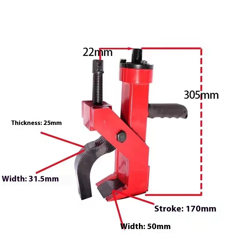 Tire stripper, tire press, portable tire remover, forklift, specialized manual press, simple remover