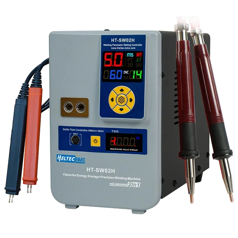 Heltec 14.5KW 21KW 36KW 42KW Portable Battery Automotive Spot Welder Capacitor Storage Point Welding Machine Efficient  Tools