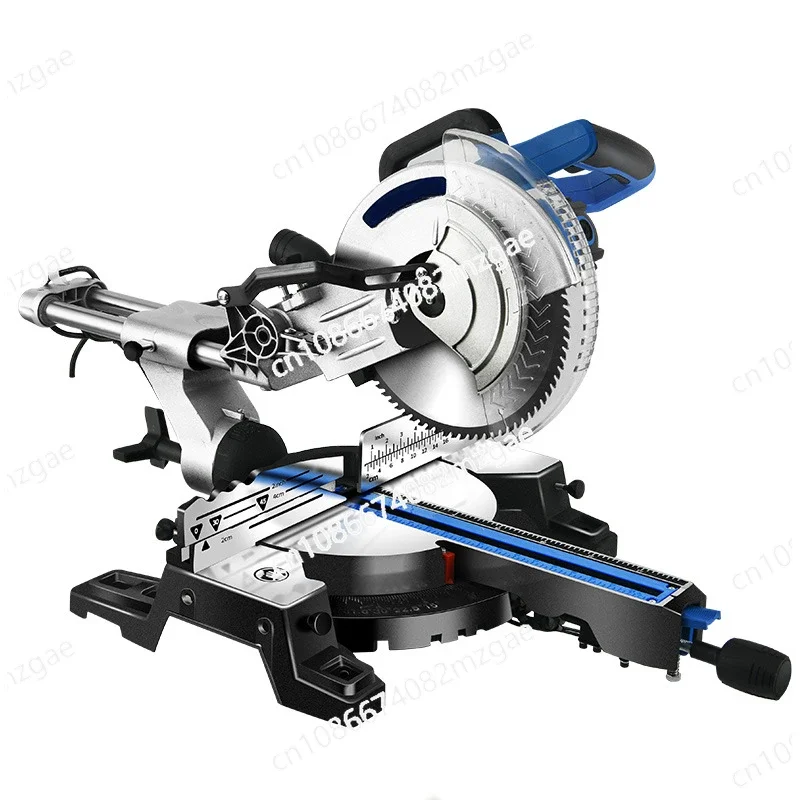 Tie rod type double gauge miter saw high power industrial grade aluminum profile high precision desktop cutting machine