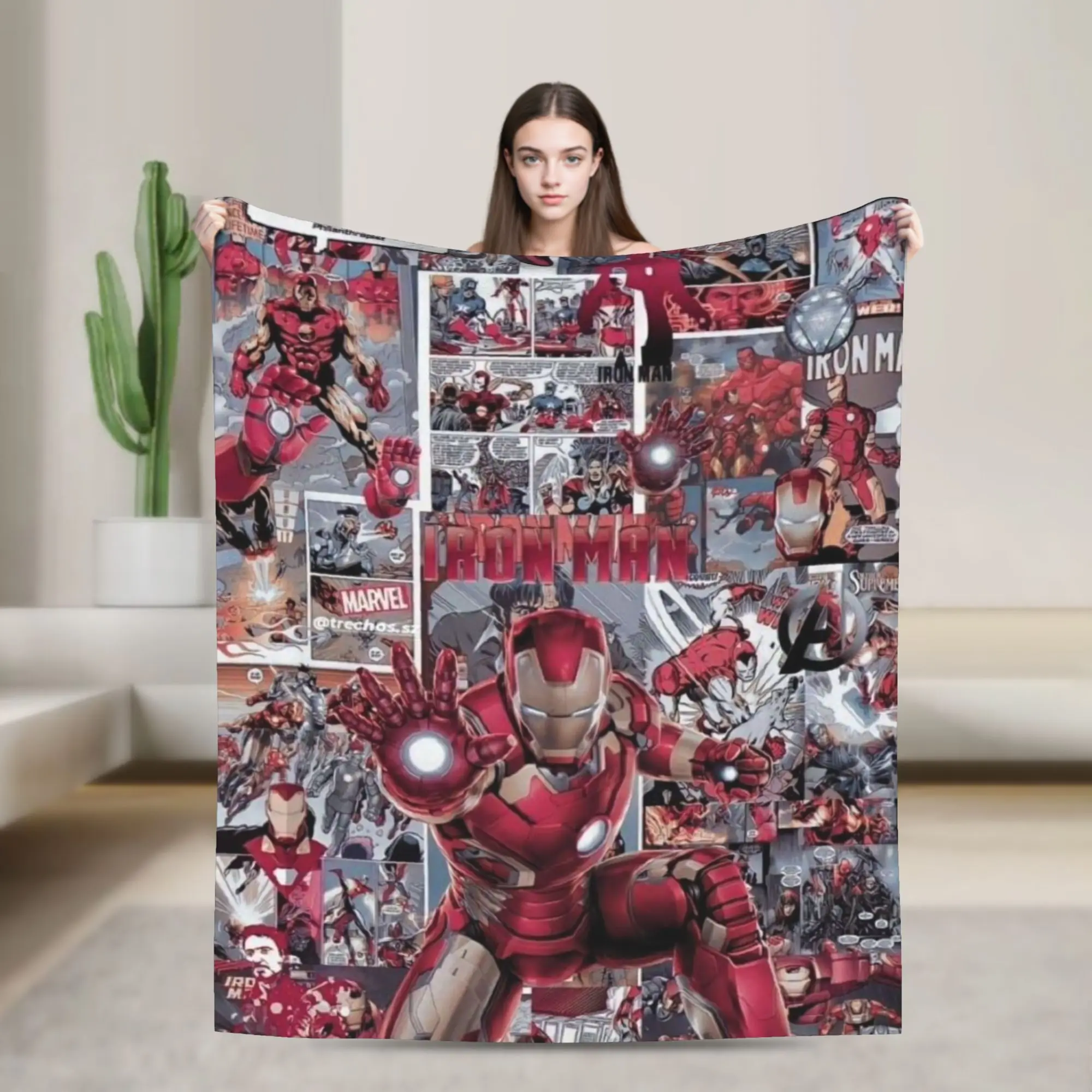 

Одеяло Iron Man Ironman super Hero, флисовое фланелевое легкое одеяло премиум-класса, супер уютное покрывало, всесезонное