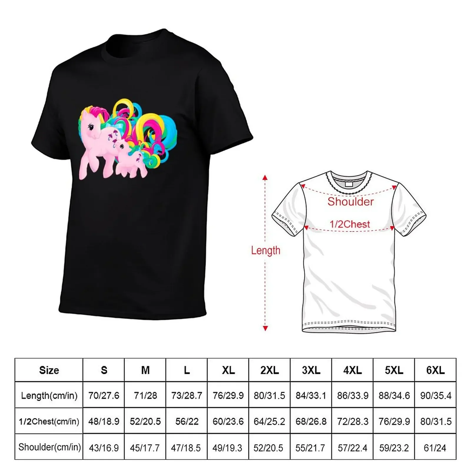 MLP Parasol and Baby Parasol T-Shirt oversized oversized graphic tee mens designer clothes - Image 2